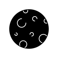 Big Moon Celestial Body Fill Icon