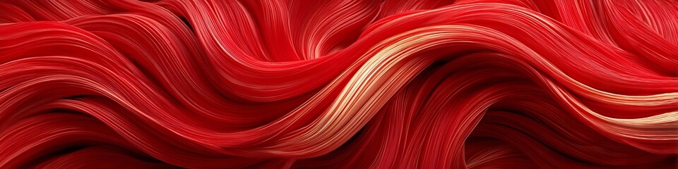 Bold crimson abstract with fiery curves and deep passionate energy flow