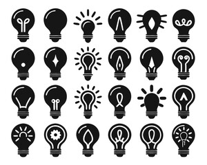 Illuminating lightbulb symbol representing a brilliant new concept innovative thinking and creative inspiration for business and technology solutions