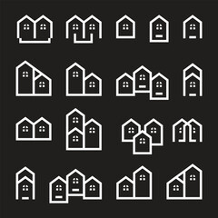 Home Icons — Monoline Series
