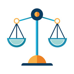 Scales of Balance Vector Icon