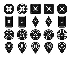 set of vector black bluetooth icon collection wire 1.svg