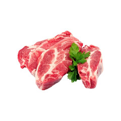 Fresh raw beef steak ready for cooking