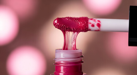 Glossy Lip Gloss Macro