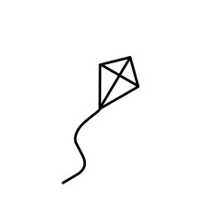Simple illustration of a kite 
