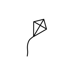Simple illustration of a kite 