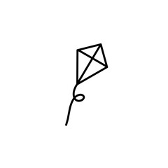 Simple illustration of a kite 