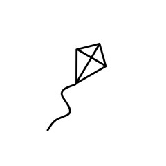 Simple illustration of a kite 