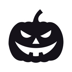 halloween pumpkin jack flat icon