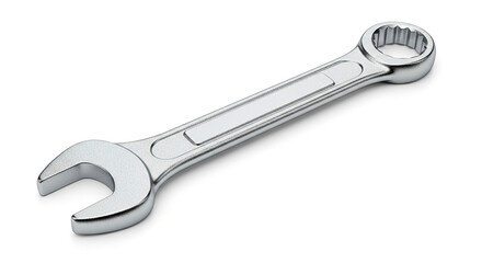 Wrench isolated on white. 3d rendering