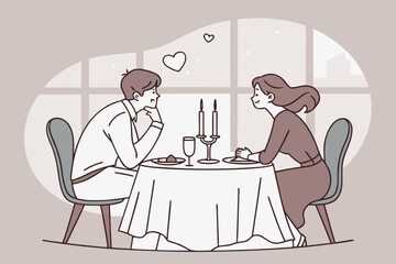couple in restaurant