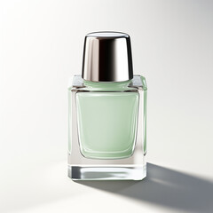 Nail polish bottle isolated on white background