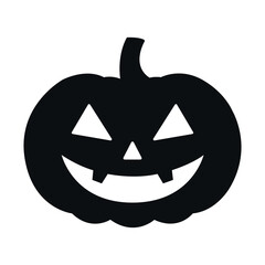 halloween pumpkin jack flat icon