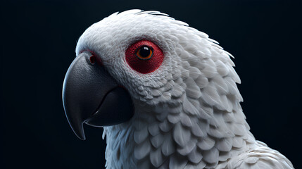 white bird logo animation on dark background