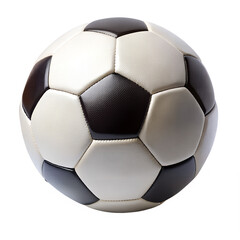 Football soccer ball isolated on transparent background