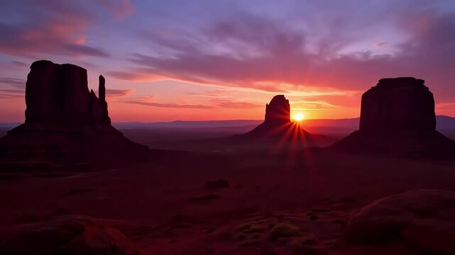 Monument valley sunrise arizona landscape scenic