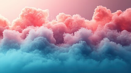 Vibrant Pastel Cloudscape pastel vibrant abstract background clouds sky colorful pink blue dreamy fantasy texture gradient art dynamic soft fluffy ethereal atmospheric heaven paradise serene tranquil