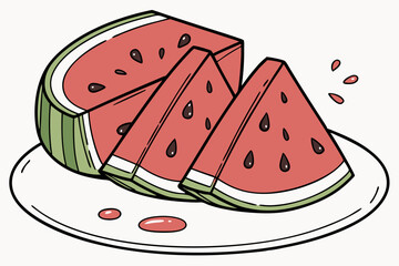 slice of watermelon