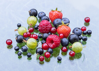 Assortment of Fresh Summer Berries
