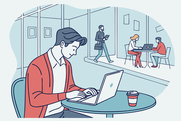 business team working together