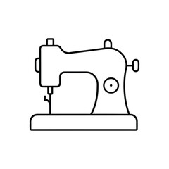 sewing machine line art