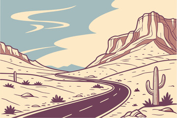 road in the mountains