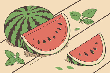slice of watermelon