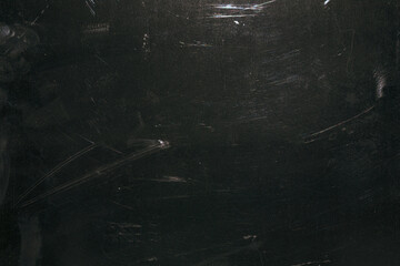 grunge overlay effect with scratch and dust on black background,retro noisy grain dust texture for...