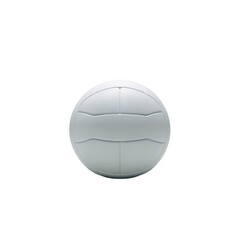White Gaelic Football Isolated on Transparent Background