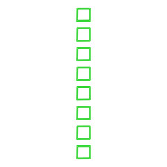Green square Checkbox.