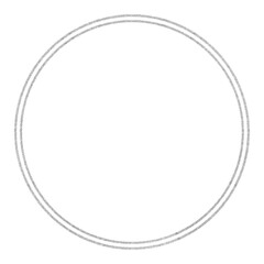 Elegant black circle frame.