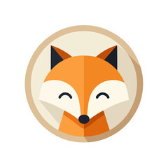 Fototapeta premium Red flat shopping cart icon in a minimal style for e-commerce and retail websites