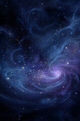 Obraz premium Cosmic swirling galaxies
