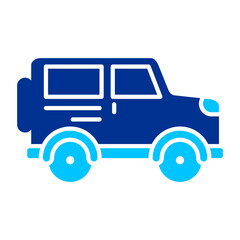 Fototapeta premium Car Simple Vector Icon Collection