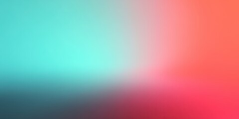 Fototapeta premium Background with teal and coral gradient for modern design