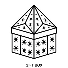 Black Gift Box Silhouette. Elegant Gift Box Vector Icons – Wrapped Present Clipart with Ribbons for Holidays and Celebrations. Gift Box, Silhouette, Vector Icons, Clipart, Ribbons, Hearts, Celebration