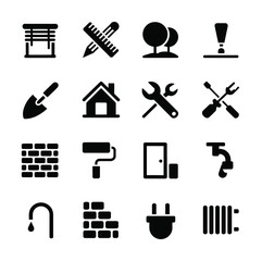 Fototapeta premium A collection of different tools including a tool a building construction and a brick wall