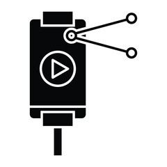 Share Content  Icon Element For Design