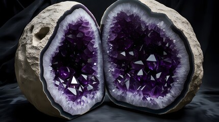 Amethyst Geode Portal: Whispers of Mystical Riches