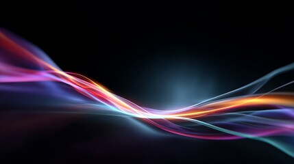 Chaotic energetic lightning abstract