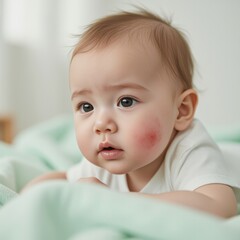 Fototapeta premium Cute moments of baby