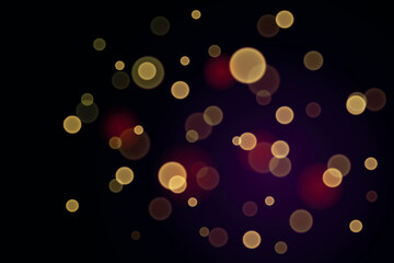 Abstract background with light blurring and bokeh effect. Unfocused vector solar glare or sparkling lights and sparkling glow. Background for infographics, presentations, postcards.