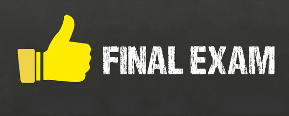 Final exam	
