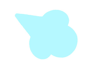 Obraz premium シンプルなため息のイラスト素材