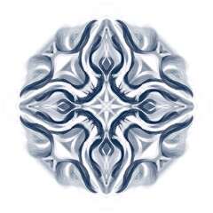 Design for ceramic tiles, majolica, watercolor ornament. hand drawing plate decoration
