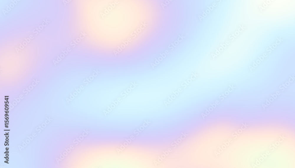 Poster Abstract soft light gradient blur background in pastel colorful. Overlay background