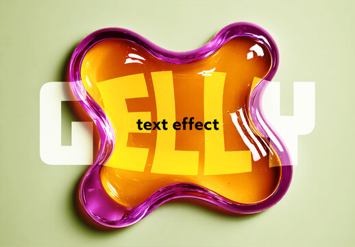 Gelly Text Effect