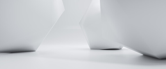 Abstract Futuristic empty floor and room Sci-Fi Corridor With light for showcase,room,interior,display products.Modern Future cement floor and wall background technology interior concept.3d render © Nuchjaree