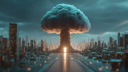 Cloud endpoint safety concept Keyhole to Destruction