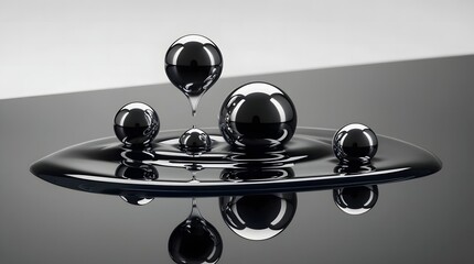 Platinum Raindrop Symphony: Pure Element Luxury
